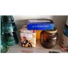 Image 4 : Collector Combo (18) : Tins, Insulators, Jars, Bottles, etc! (Shelf Lot) (SEE PICS!)  (Important: Al