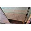 Image 5 : Store Showcase Counter : Glass Shelf : Sliding Wood/Mirror Doors (Needs TLC) (Top Glass Cracked) (36