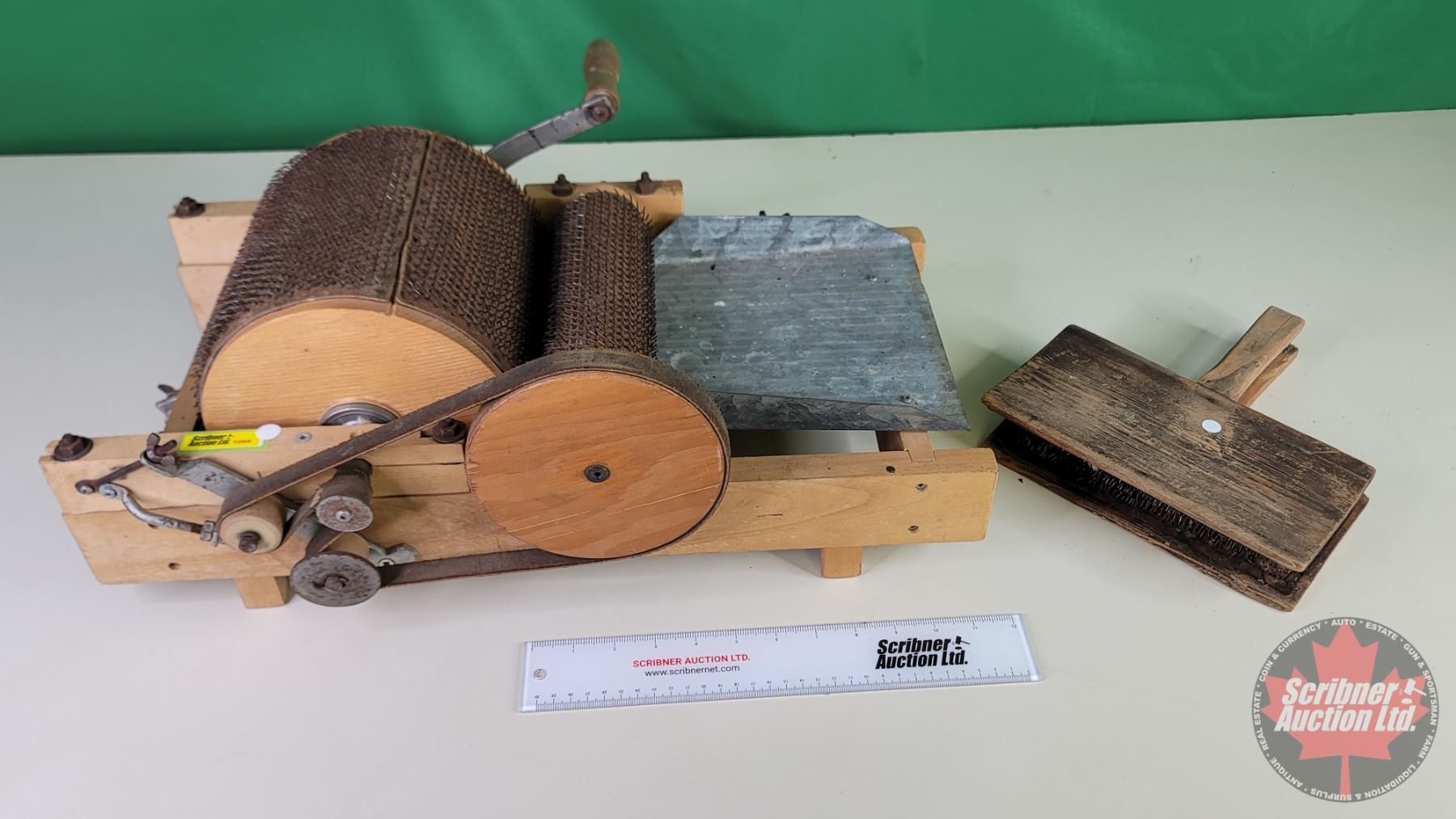 Rotary Wool Carder Crank Style Machine & Hand Held Wool Carders (Crank ...