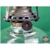 Image 8 : Coal Oil Lamp : Clear : Queen Mary Burner (Measures Total with Chimney : 18"H) (SEE PICS!)  (Importa