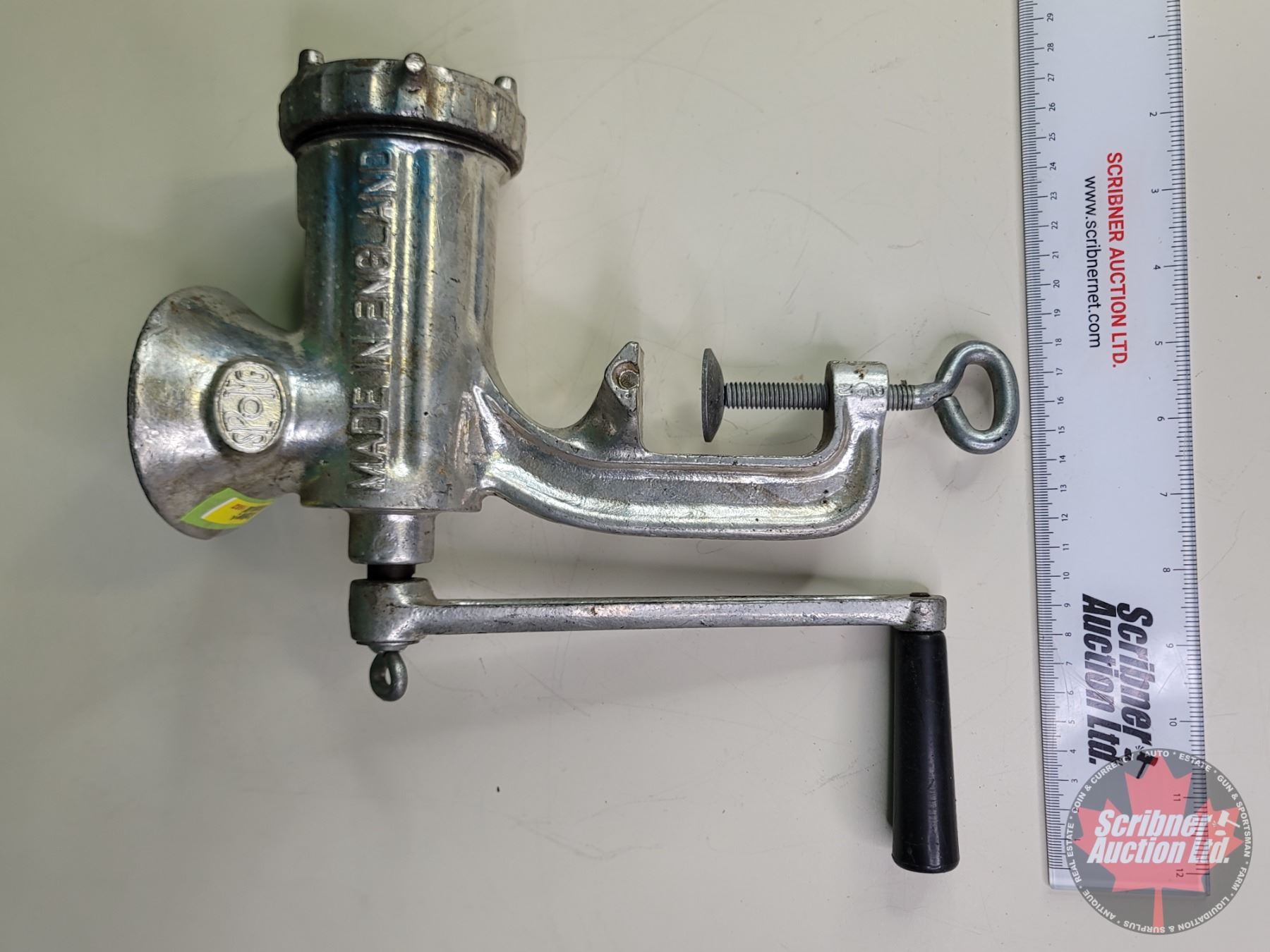 Meat Grinder "Spong No. 8" (Made in England) (11"H) (SEE PICS ...