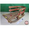 Image 2 : Wood Sleigh (12-1/2"H x 17"W x 29-1/2"L) (SEE PICS!)  (Important: All Items in this Auction Sale are