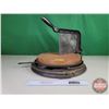 Image 1 : Antique Cheese Wheel Cutter (Rotating) (15"H x 17"W x 22"D) (SEE PICS!)  (Important: All Items in th