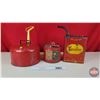 Image 3 : Gas Cans (3) (Variety) (Tallest Measures: 10-1/2"H) (SEE PICS!)  (Important: All Items in this Aucti