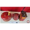 Image 5 : Gas Cans (3) (Variety) (Tallest Measures: 10-1/2"H) (SEE PICS!)  (Important: All Items in this Aucti