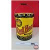 Image 4 : Red Head Motor Oil Pail with Lid (16"H x 12"Dia) (SEE PICS!)  (Important: All Items in this Auction 