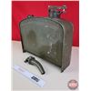 Image 5 : Military Fuel Tank/Jerry Can (Stamped "1976") (Tank Measures: 17"H x 19"W x 5-1/2"W) (SEE PICS!)  (I