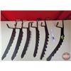 Image 1 : Hay Knives (6)  (Longest 41-1/2"H) (SEE PICS!)  (Important: All Items in this Auction Sale are locat