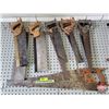 Image 1 : Hand Saws (Variety) (10) (Longest Measures: 29-1/2"L) (SEE PICS!)  (Important: All Items in this Auc
