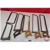 Image 1 : Meat Saws (Variety) (6) (Longest Measures : 29-1/2"L) (SEE PICS!)  (Important: All Items in this Auc