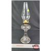 Image 3 : Coal Oil Lamp : Clear  (Measures Total with Chimney : 16"H) (SEE PICS!)  (Important: All Items in th