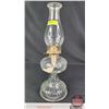 Image 1 : Coal Oil Lamp : Clear : P&A Burner (Measures Total with Chimney : 18"H) (SEE PICS!)  (Important: All