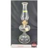 Image 3 : Coal Oil Lamp : Clear : P&A Burner (Measures Total with Chimney : 18"H) (SEE PICS!)  (Important: All