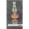 Image 2 : Coal Oil Lamp : Clear  (Measures Total with Chimney : 18"H) (SEE PICS!)  (Important: All Items in th