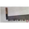 Image 2 : Two-Man Cross Cut Saw  (66-1/2"L) (SEE PICS!)  (Important: All Items in this Auction Sale are locate