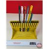 Image 6 : Simonds Hack Saw Blades Counter Top Store Display (Metal) (c/w 6 Blades) (Display Measures 7"H x 10"