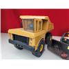 Image 2 : Construction Toys (3) : TONKA - Bulldozer  - Dump Truck (10"H x 8"W x 17"L) - Payloader (SEE PICS!) 