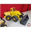 Image 4 : Construction Toys (3) : TONKA - Bulldozer  - Dump Truck (10"H x 8"W x 17"L) - Payloader (SEE PICS!) 