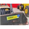 Image 9 : Construction Toys (3) : TONKA - Bulldozer  - Dump Truck (10"H x 8"W x 17"L) - Payloader (SEE PICS!) 