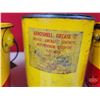 Image 5 : SHELL Collector Combo (3) - (2) Grease Pails (Both 7-1/2"H x 9"Dia)  - (1) Grease Can (SEE PICS!)  (