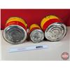 Image 9 : SHELL Collector Combo (3) - (2) Grease Pails (Both 7-1/2"H x 9"Dia)  - (1) Grease Can (SEE PICS!)  (