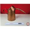 Image 4 : Copper 1-Gallon Oil Jug "GALL"  (11-1/2"H) (SEE PICS!)  (Important: All Items in this Auction Sale a