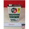 Image 1 : B/A Outboard Motor Oil Tin (8"H x 4-1/2"W x 2-1/2"D) (SEE PICS!)  (Important: All Items in this Auct