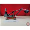Image 2 : Construction Toy : Steam Shovel (Metal)  (Red / Grey) (12"H x 8"W x 26"L) (SEE PICS!)  (Important: A