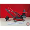Image 5 : Construction Toy : Steam Shovel (Metal)  (Red / Grey) (12"H x 8"W x 26"L) (SEE PICS!)  (Important: A