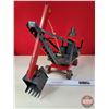 Image 6 : Construction Toy : Steam Shovel (Metal)  (Red / Grey) (12"H x 8"W x 26"L) (SEE PICS!)  (Important: A