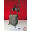 Image 4 : DAZEY Square Butter Churn (Tin / Cast Iron) (27"H x 15"W x 10-1/2"D) (SEE PICS!)  (Important: All It