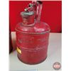Image 3 : Safety Cans (2) (RED) :  (Tallest Measures 16"H) (SEE PICS!)  (Important: All Items in this Auction 