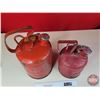 Image 7 : Safety Cans (2) (RED) :  (Tallest Measures 16"H) (SEE PICS!)  (Important: All Items in this Auction 