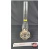 Image 2 : Coal Oil Insert Lamp : Clear : White Star Burner (Measures Total with Chimney : 18-1/2"H) (SEE PICS!