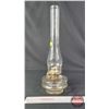 Image 5 : Coal Oil Insert Lamp : Clear : White Star Burner (Measures Total with Chimney : 18-1/2"H) (SEE PICS!