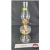Image 2 : Coal Oil Lamp : Clear (Measures Total with Chimney : 18-1/2"H) (SEE PICS!)  (Important: All Items in