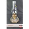 Image 3 : Coal Oil : Insert Finger Lamp : Clear : Nu-Style Burner (Measures Total with Chimney : 12"H) (SEE PI