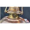 Image 7 : Coal Oil Lamp : Pink Font/Base : White Star Burner (Measures Total with Chimney : 18-1/2"H) (SEE PIC