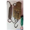 Image 5 : Collector Combo ~ Scales (8) (Variety of Pocket Scales + Dairy Scale) (Dairy Scale Measures: 11"H) (