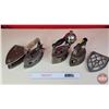 Image 2 : Irons (3) & Trivets (2) (SEE PICS!)  (Important: All Items in this Auction Sale are located at farm 