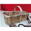 Image 7 : Vintage Tool Grouping in Apple Basket : Incl. Wagon Hub Wrenches; Box End Wrenches; etc! (SEE PICS!)