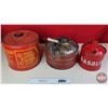 Image 2 : Gas Cans (3) (Variety) (Tallest Measures: 9-1/2"H) (SEE PICS!)  (Important: All Items in this Auctio