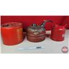 Image 3 : Gas Cans (3) (Variety) (Tallest Measures: 9-1/2"H) (SEE PICS!)  (Important: All Items in this Auctio