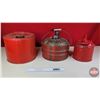 Image 4 : Gas Cans (3) (Variety) (Tallest Measures: 9-1/2"H) (SEE PICS!)  (Important: All Items in this Auctio