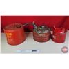 Image 5 : Gas Cans (3) (Variety) (Tallest Measures: 9-1/2"H) (SEE PICS!)  (Important: All Items in this Auctio