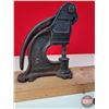 Image 5 : Rivet Punches (2) (One on Wood Base)  (Riveter Alone Measures 6-1/2"H) (SEE PICS!)  (Important: All 