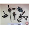 Image 1 : Vintage Tool Grouping : Valve Lapper Tool; Mini Vise; Valve Grinder; Bit Brace Chain Drill; etc! (SE