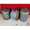 Image 2 : Galvanized Drums (3)  (Rocker Drum Measures: 15"Dia) (SEE PICS!)  (Important: All Items in this Auct
