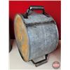 Image 4 : Galvanized Drums (3)  (Rocker Drum Measures: 15"Dia) (SEE PICS!)  (Important: All Items in this Auct