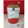 Image 3 : Texaco Pail w/Spout (18"H) (SEE PICS!)  (Important: All Items in this Auction Sale are located at fa